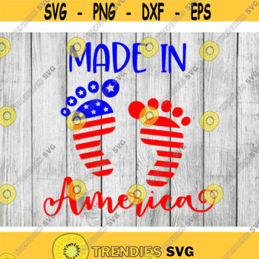 Made in america svg patriotic svg made in america clipart cut files for cricut silhouette svg png dxf Design 2987