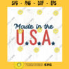 Made in the USA SVG cut file Retro Independence Day svg Baby 4th of July patriotic svg shirt America svg Commercial Use Digital File