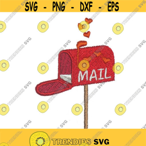Mail Letters Love Valentines Day Embroidery Design Monogram Machine INSTANT DOWNLOAD pes dst Design 1329