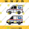 Mail Truck Cuttable Design SVG PNG DXF eps Designs Cameo File Silhouette Design 158
