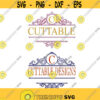 Mailbox Frame Monogram Split Cuttable Design SVG PNG DXF eps Designs Cameo File Silhouette Design 361