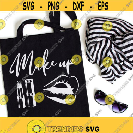 Make Up Svg Files Digital Download Design Make Up Logo Design Make Up Cricut File Make Up Printable and Cut Design Svg Png Eps Dxf Files Design 119