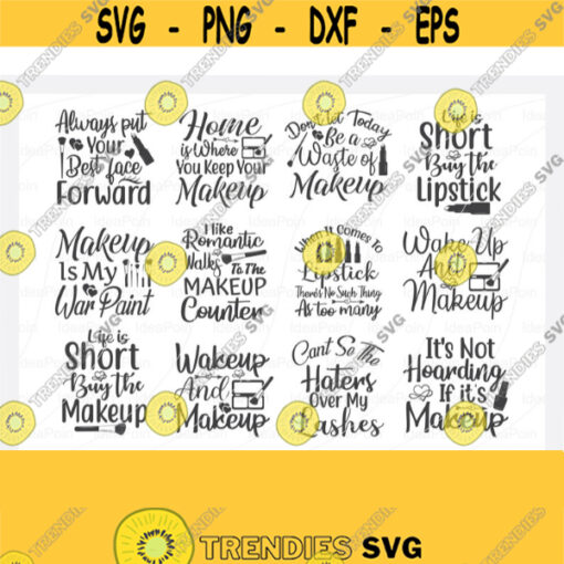 Makeup SVG Bundle Makeup Svg Woman svg women makeup svg Funny makeup svg Funny woman svg Cut Files for Crafters