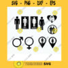 Male Female Symbol Svg. Gender Symbols Dvg dxf png eps print and cut files. Heterosexual Symbol Clip Art