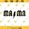 Mama ACDC Inspired Decal Files cut files for cricut svg png dxf Design 198