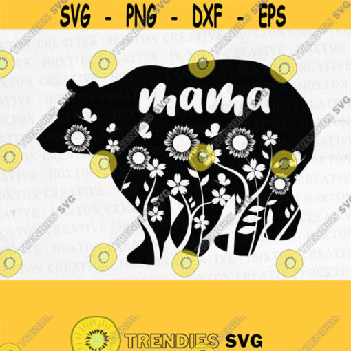 Mama Bear Svg Mommy Svg Mom To Be Svg Mom Shirt Design Bear Mama Svg Mom Svg Sayings Cut FileDesign 725