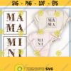 Mama Mini Leopard svg Cut Files Mommy and Me svg Boxed Mama svg Leopard Print svg Mama svg Mama Mini svg png dxf jpg