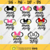 Mama Mouse svg Minnie Mouse SVG Instant Download Minnie Mouse Head svg Mommy Mouse svg Cut File Minnie Bow svg Disney Trip svg Disney Design 247