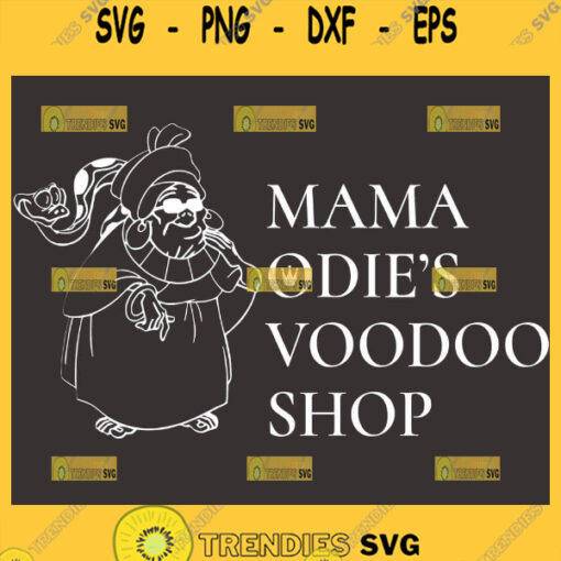 Mama Odie Voodoo Shop Svg 1