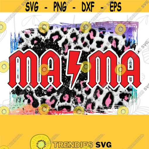 Mama Png Tie Dye Leopard Mom Life Sublimation Design Digital Download Sublimation DTG Printing Mama Leopard Mom Life png Design 403
