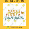 Mamas little pumpkin SVG cut file Retro first fall baby svg kid fall shirt svg pumpkin patch svg Commercial Use Digital File