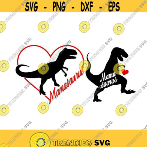 Mamasaurus Mothers day Dinosaur Cuttable Design SVG PNG DXF eps Designs Cameo File Silhouette Design 1754