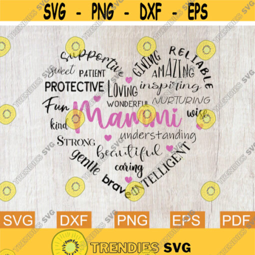 Mammi Svg Heart Svg Mammi Cut file Mothers Day Svg Mom Svg Girl Mama Svg Mother Svg Mammi Heart Svg files for Cricut Sublimation Design 104.jpg