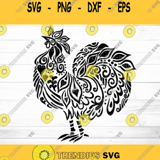 Mandala Chicken SVG Zentangle Svg Mandala svg Chicken svg file Tribal Chicken Svg Mandala Clipart Mandala T shirt Vinyl Decal