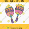 Maracas SVG. Fiesta Cinco de Mayo SVG. Kids Mexican Party PNG Clipart. Cute Kawaii Maracas with Baby Face Cut Files. Vector Cutting Machine Design 459