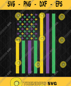 Mardi Gras American Flag Svg Png Dxf Eps Svg Cut Files Svg Clipart Silhouette Svg Cricut Svg Fil