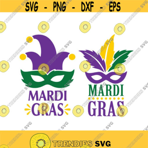Mardi Gras Cuttable Design SVG PNG DXF eps Designs Cameo File Silhouette Design 1161