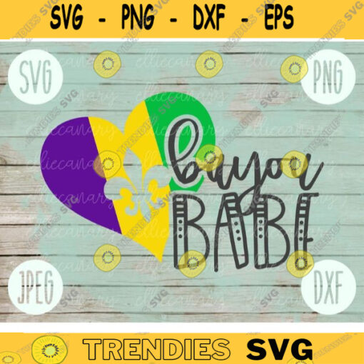 Mardi Gras SVG Bayou Babe Laissez Les Bon Temps Rouler svg png jpeg dxf Silhouette Cricut Commercial Use Vinyl Cut File NOLA 1113