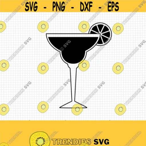 Margarita Glass SVG. Cinco de Mayo Cut Files. Lime Glasses PNG Clipart. Cocktail Icon Vector Shape Monogram Cutting Machine dxf eps Download Design 798