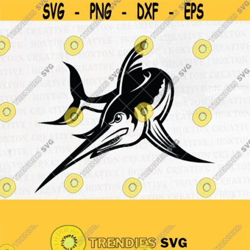 Marlin Svg File Swordfish Fishing Svg Fishing Svg Sport Fishing Svg Fishing Logo Fishing Clipart Sea Swordfish SvgDesign 818