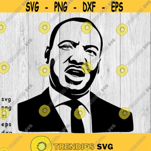 Martin Luther King Civil Rights Icon MLK svg png ai eps dxf DIGITAL files for Cricut CNC and other cut projects Design 259
