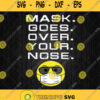 Mask Goes Over Your Nose Face Medical Mask Emoticon Svg Png Silhouette