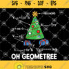 Math Geometry Christmas Tree Teacher Svg Happy Christmas Svg Funny Christmas Tree Svg Geometry Teacher Svg