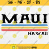 Maui Hawaii Love Gift Souvenir V Neck Svg Png Dxf Eps