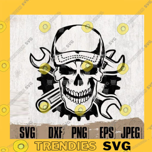 Mechanic Skull Digital Downloads Mechanic Svg Mechanic Png Skull Svg Mechanic Skull Svg Mechanic Repair svg Repairman Svg Repair svg copy