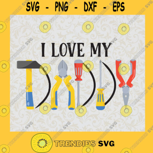 Mechanic Tools Daddy SVG Fathers Day Idea for Perfect Gift Gift for Dad Digital Files Cut Files For Cricut Instant Download Vector Download Print Files