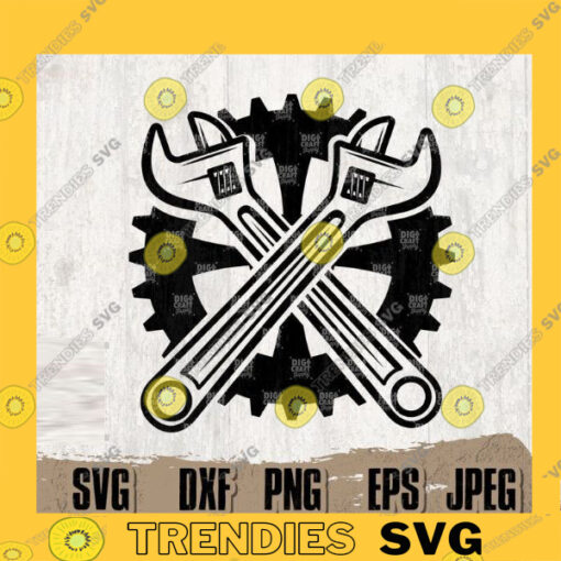 Mechanic Wrenches Digital Downloads Mechanic Svg Repair svg Wrenches svg Mechanic tools svg Mechanic Shirt Mechanic Stencil Gear svg copy