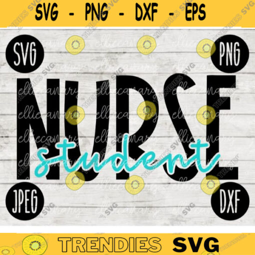 Medical Career SVG Student Nurse svg png jpeg dxf cut file Commercial Use SVG Occupation Nurse Hospital Clinic 2495