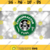 Medical Clipart BlackGreen Chiropractor Fuel with Spine Bones Caduceus Logo Spoof Inspired by Coffee Shop Digital Download SVGPNG Design 691