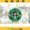 Medical Clipart BlackGreen Rad Tech Fuel Radiology Technician X Ray Radiation Spoof Inspired by Coffee Shop Digital Download SVGPNG Design 501