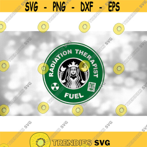 Medical Clipart BlackGreen Radiation Therapist Radiology Technician X Ray Logo Spoof Inspired by Coffee Shop Digital Download SVGPNG Design 1790