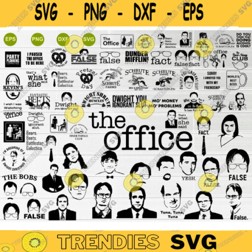 Mega bundle The Office SVG Dunder Mifflin Svg Dwight Schrute SVG Live Everyday Like Its Pretzel DayThe Office Clipartdigital file svg