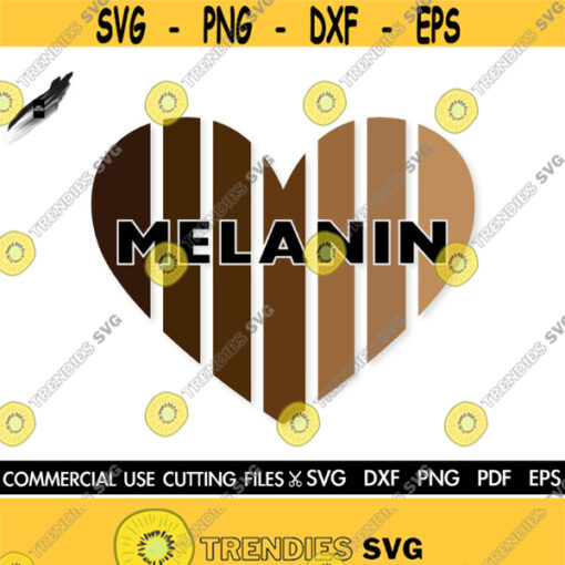 Melanin Heart SVG Melaninaire Melanin Svg Afro Svg Black Woman Svg Dope Svg Afro Queen Svg Black Girl Magic Svg Silhouette Cricut Design 594