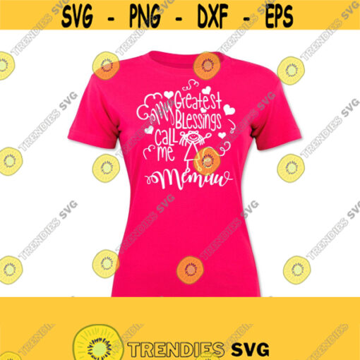 Memaw Svg Memaw T Shirt Design Grandmother T Shirt Mothers Day T Shirt Design SVG DXF EPS Ai Png Jpeg and Pdf Cutting Files