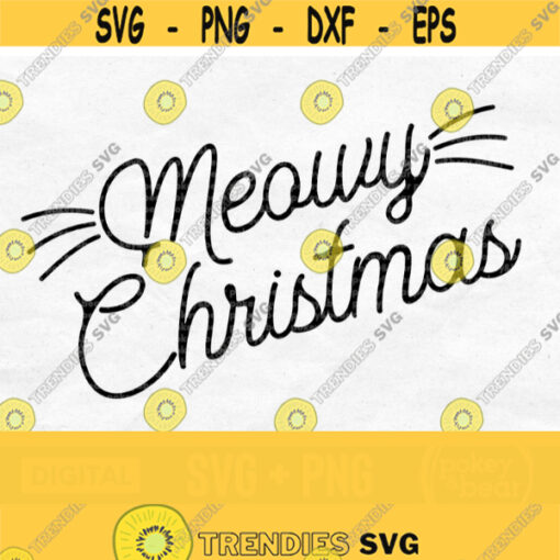 Meowy Christmas Svg Meowy Christmas Png Funny Christmas Svg Christmas Sweater Svg Cat Svg Sublimation Digital Download Design 874