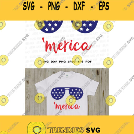 Merica SVG 4th of July Svg Fourth of July SVG 4 July SVGPatriotic svg America SvgSvg Files Cricut FilesSilhouette Filescut files Y1