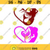 Mermaid Heart Cuttable Design SVG PNG DXF eps Designs Cameo File Silhouette Design 492