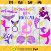 Mermaid SVG Bundle Mermaid Tail SVG bundle Mermaid cut file Mermaid clipart svg files for silhouette files for cricut svg png eps Design 2999