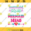 Mermaid Squad Cuttable Design SVG PNG DXF eps Designs Cameo File Silhouette Design 900