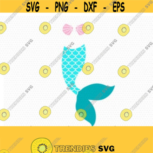 Mermaid Tail SVG Mermaid Scalessummer shell svg Mermaid monogram frame SVG Svg file for Cricut download svg jpg png dxf Silhouette Design 244
