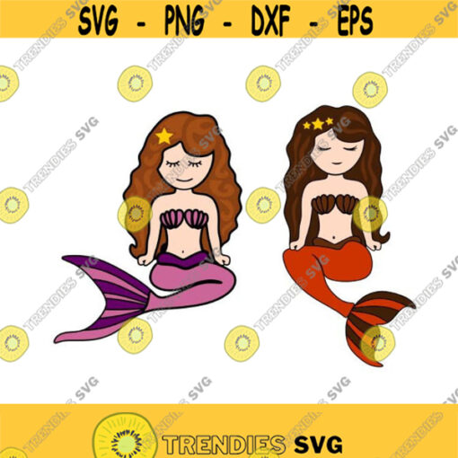Mermaid fish Cuttable Design SVG PNG DXF eps Designs Cameo File Silhouette Design 754