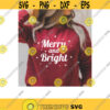 Merry And Bright Svg. Christmas Svg. Merry Christmas Svg. Christmas Shirt Svg. Santa Svg. Christmas Squad Svg. Winter Svg. Dxf for Cricut.