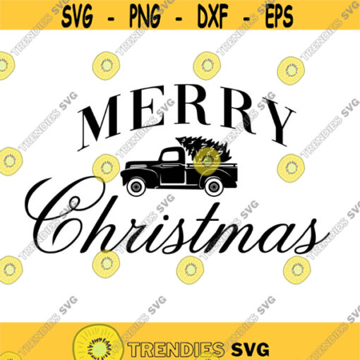 Merry Christmas Decal Files cut files for cricut svg png dxf Design 258