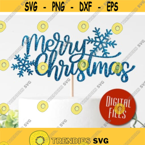 Merry Christmas SVG Christmas Cutout Svg Christmas Sign Svg Christmas Cake topper Svg Merry Christmas Laser Cut File Snowflake Svg Design 41