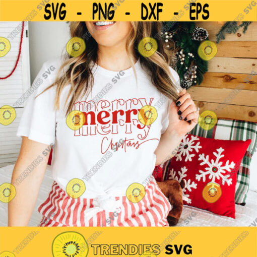 Merry Christmas SVG Christmas SVG Christmas Shirt SVG Merry Christmas Png Christmas gift idea png dxf Cut Files Cricut Silhouette Design 292