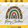 Merry Christmas SVG Christmas SVG Christmas Tree Svg Rainbow SVG Leopard Print Svg Winter Svg Holiday Svg Rainbow Vector .jpg